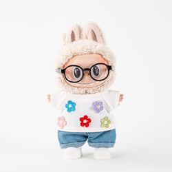 Flower T-Shirt Outfit Set for Dolls (No Doll)