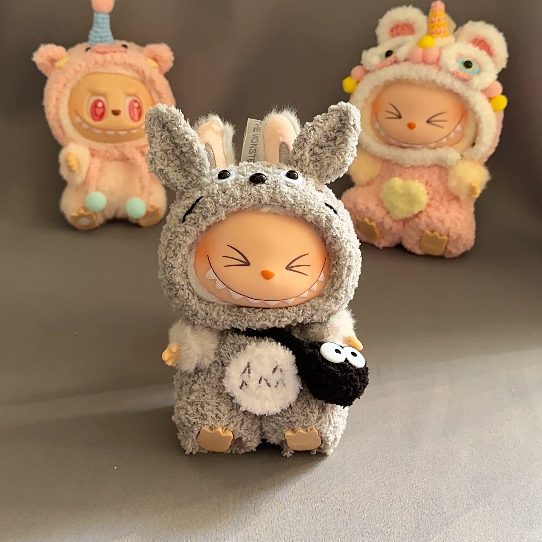 Grey Forest Guardian Plush Outfit (No Doll)