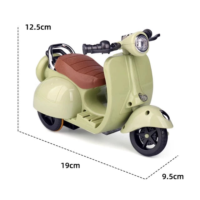 Mini Electric Motorcycle Fun Cute Doll Toys With Lights and Music