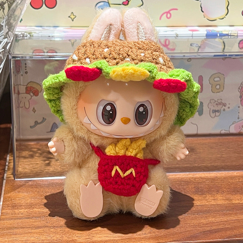 Handmade Crochet Fast Food Set (No Doll)