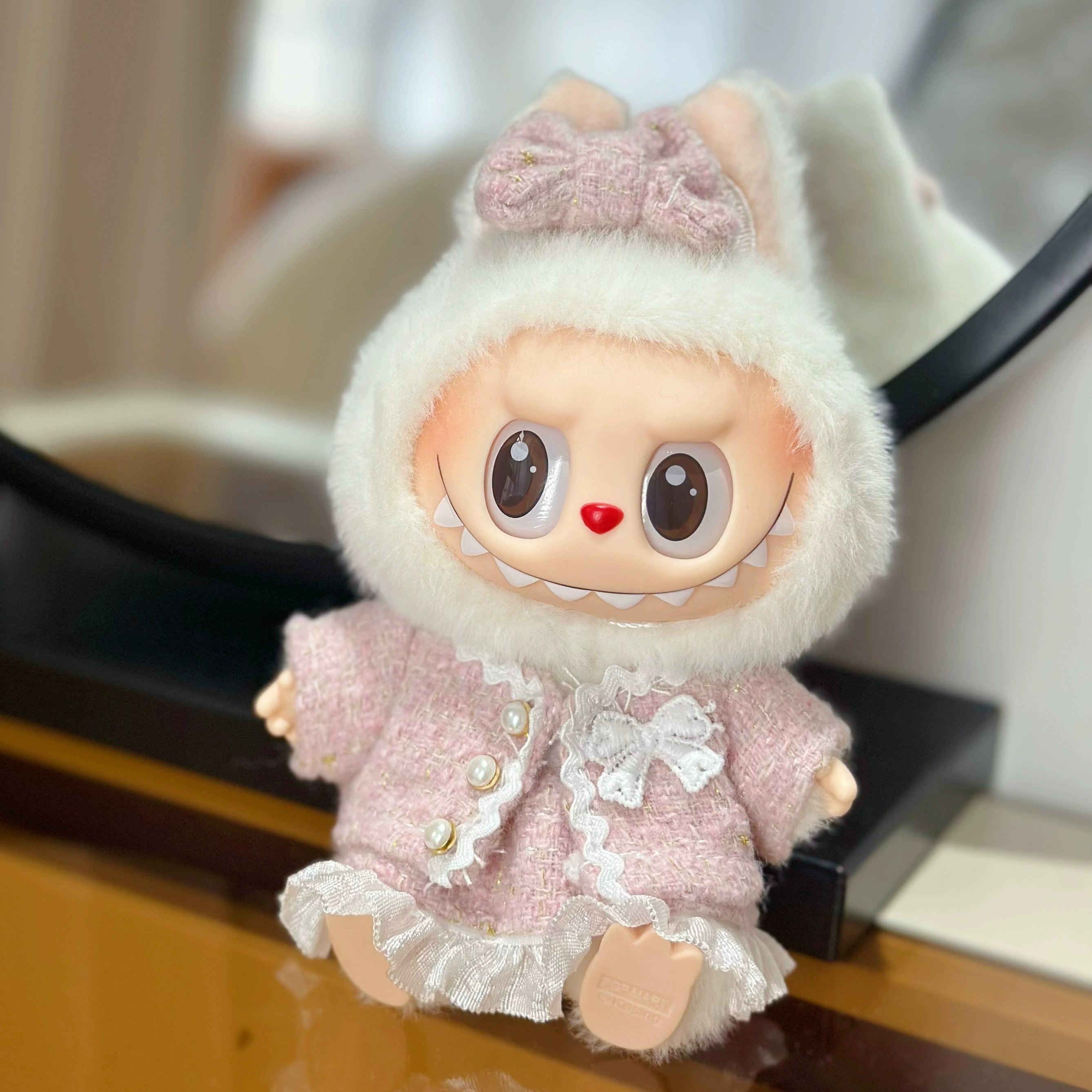 Elegant Tweed Style Outfit for Dolls (No Doll)
