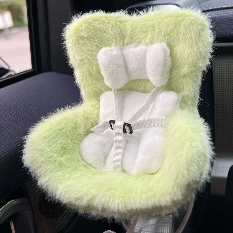 Car Seat for Dolls with Soft Furry Cushion