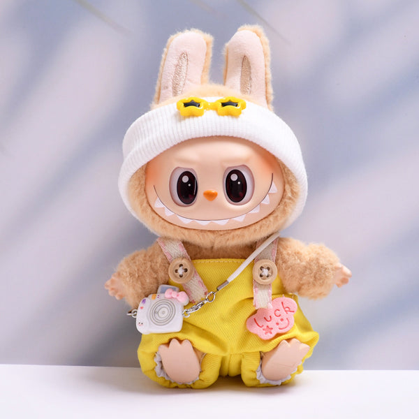 Macaron Color Overalls & Hat Set（No Doll）