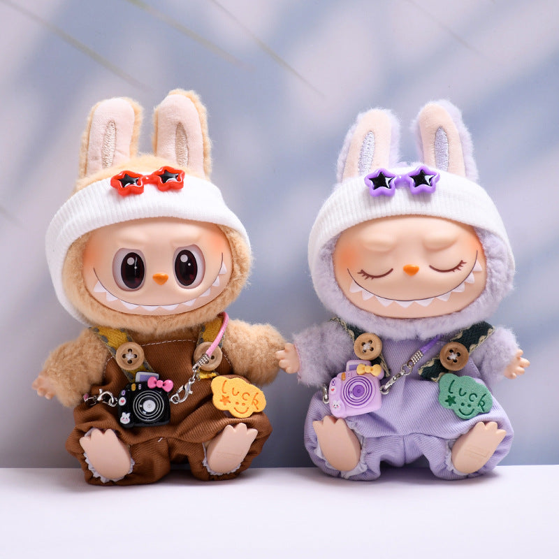 Macaron Color Overalls & Hat Set（No Doll）