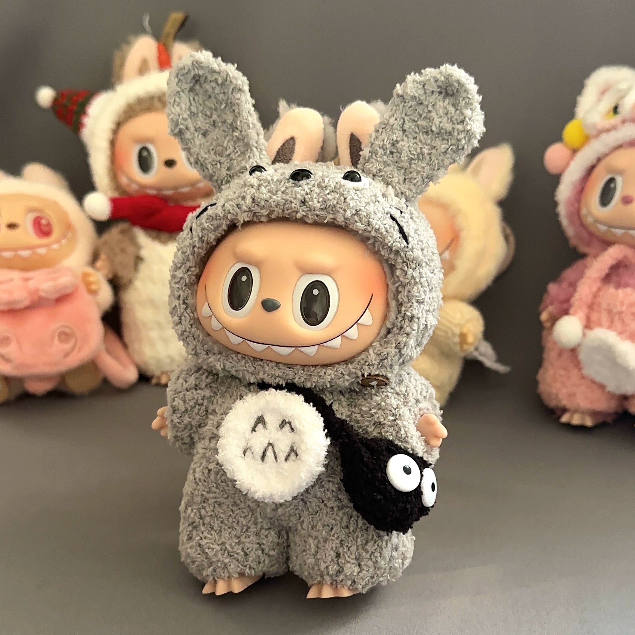 Grey Forest Guardian Plush Outfit (No Doll)