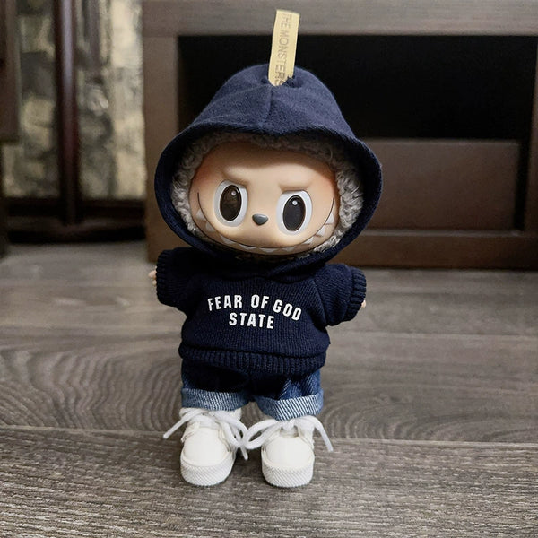 Hoodie & Jeans Outfit Set (No Doll)