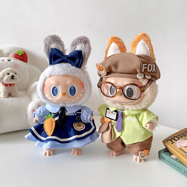 Fox & Bunny Doll Outfit Sets for Dolls (No Doll)
