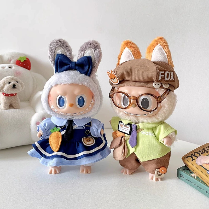 Fox & Bunny Doll Outfit Sets for Dolls (No Doll)