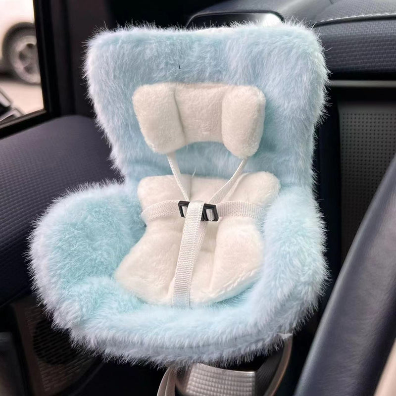 Car Seat for Dolls with Soft Furry Cushion