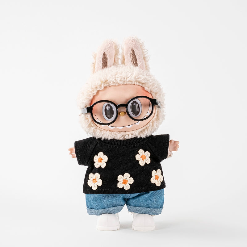 Flower T-Shirt Outfit Set for Dolls (No Doll)