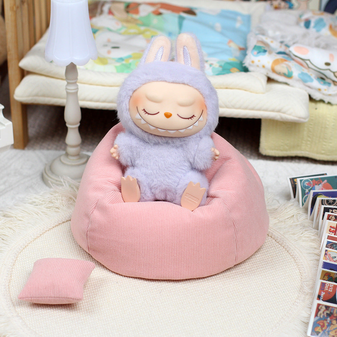Plush Lazy Sofa Set (No Doll)