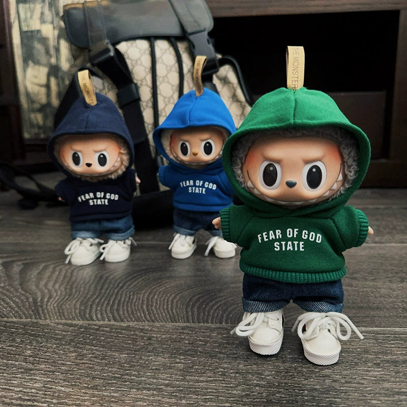 Hoodie & Jeans Outfit Set (No Doll)