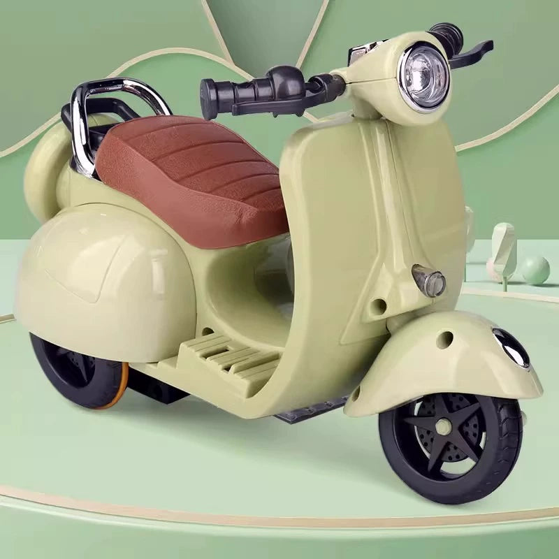 Mini Electric Motorcycle Fun Cute Doll Toys With Lights and Music