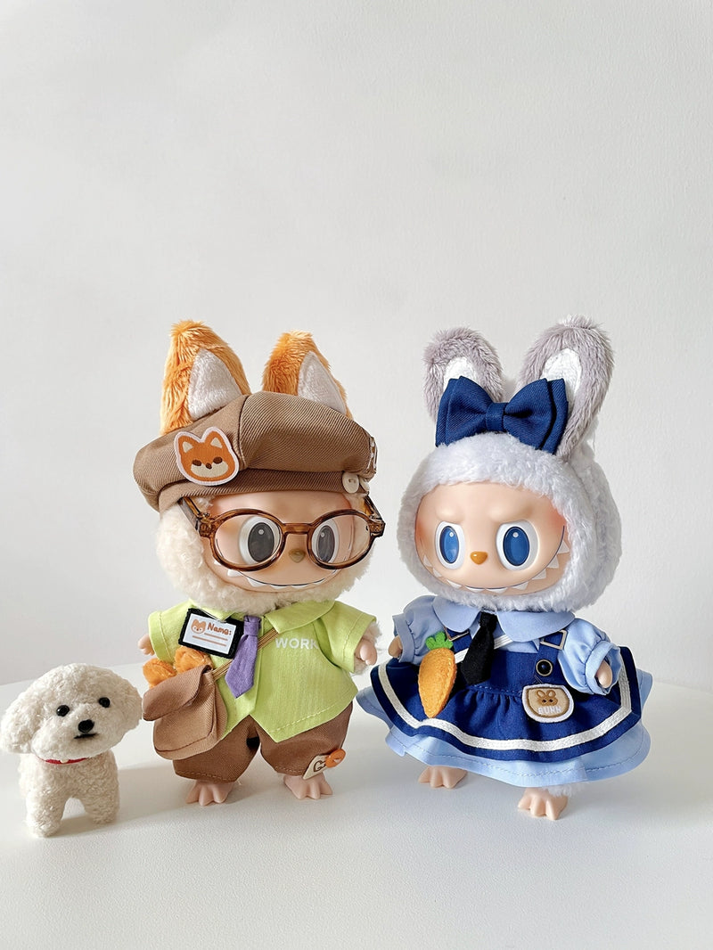 Fox & Bunny Doll Outfit Sets for Dolls (No Doll)