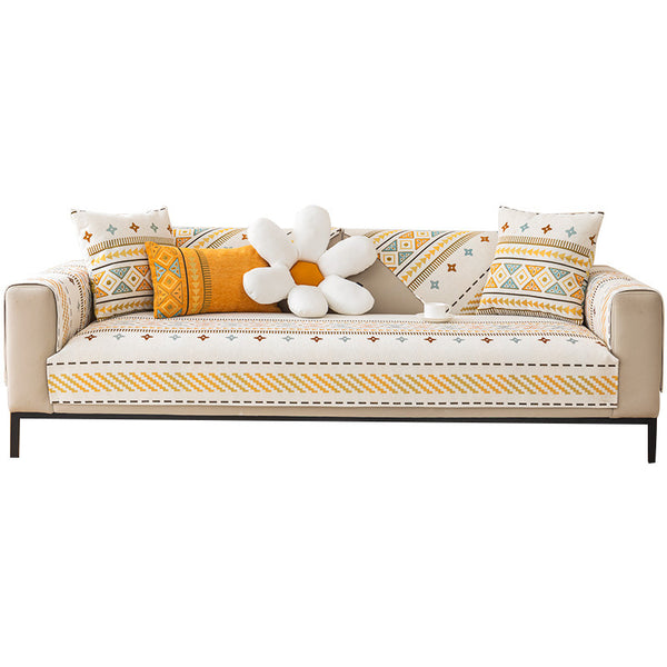 Bohemian Style Machine-Washable Sofa Throw