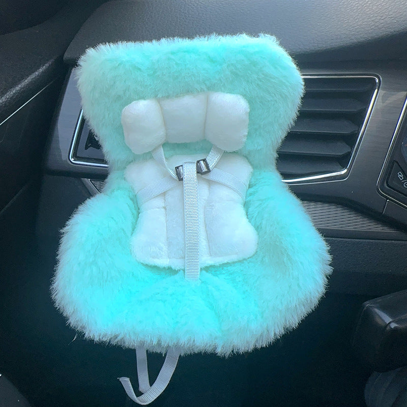 Car Seat for Dolls with Soft Furry Cushion