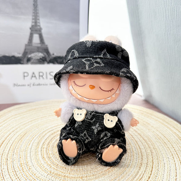 Bear Denim Overalls Set (No Doll)