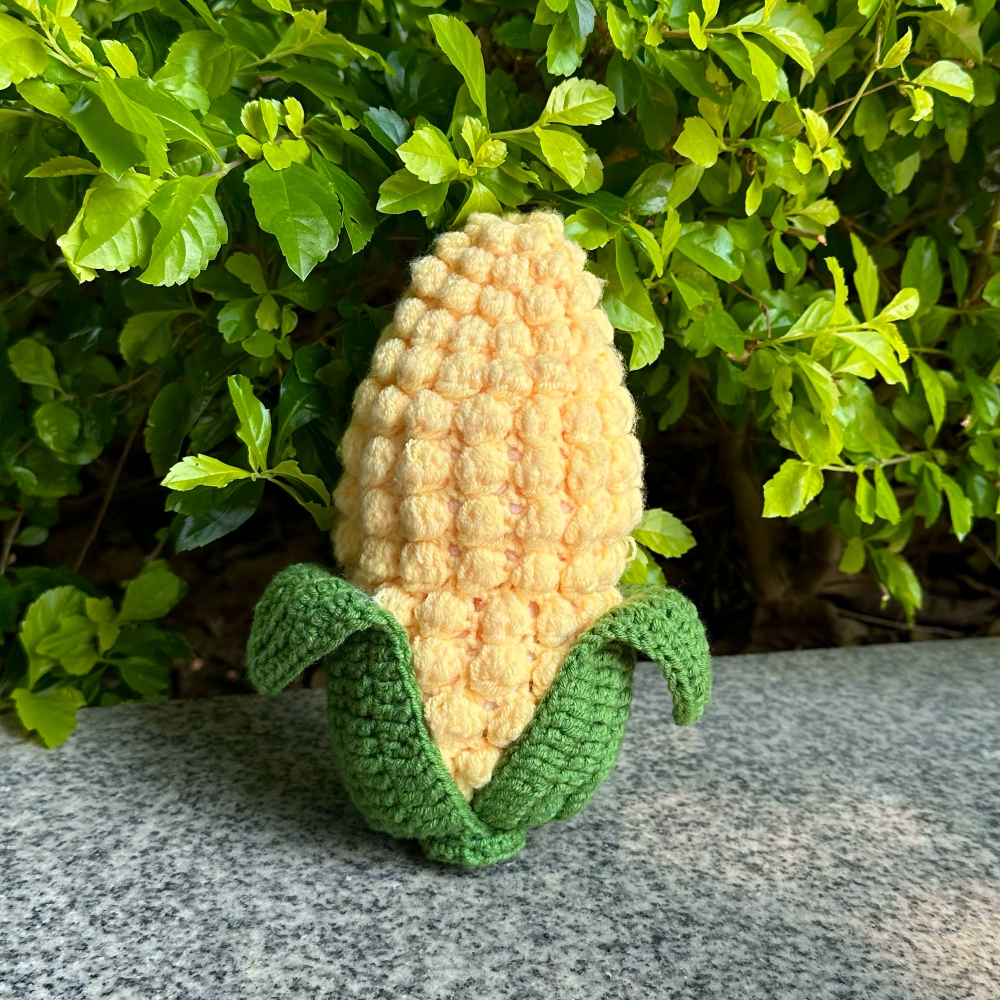 Handmade Crochet Corn Outfit (No Doll)