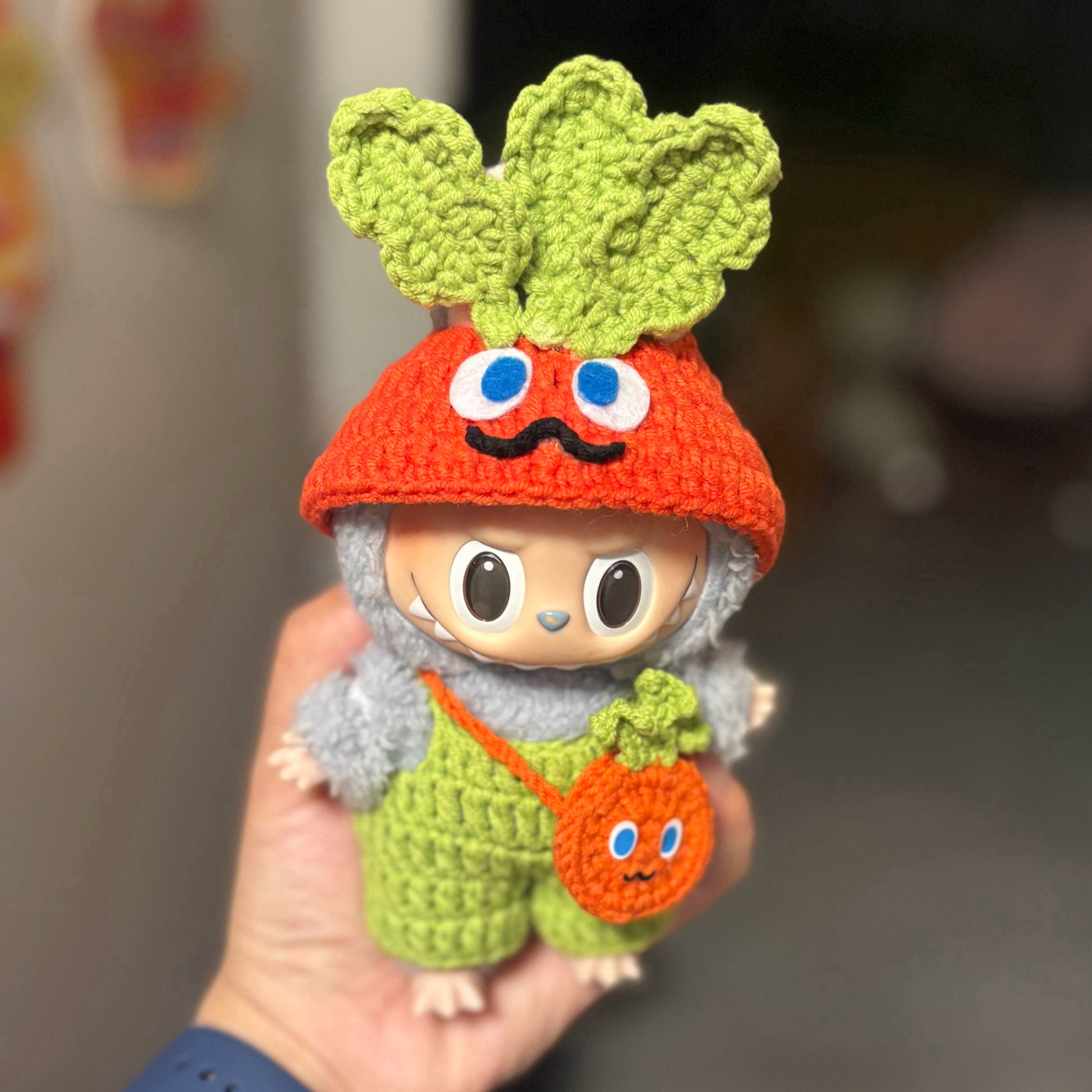 Handmade Carrot Outfit Set (No Doll)