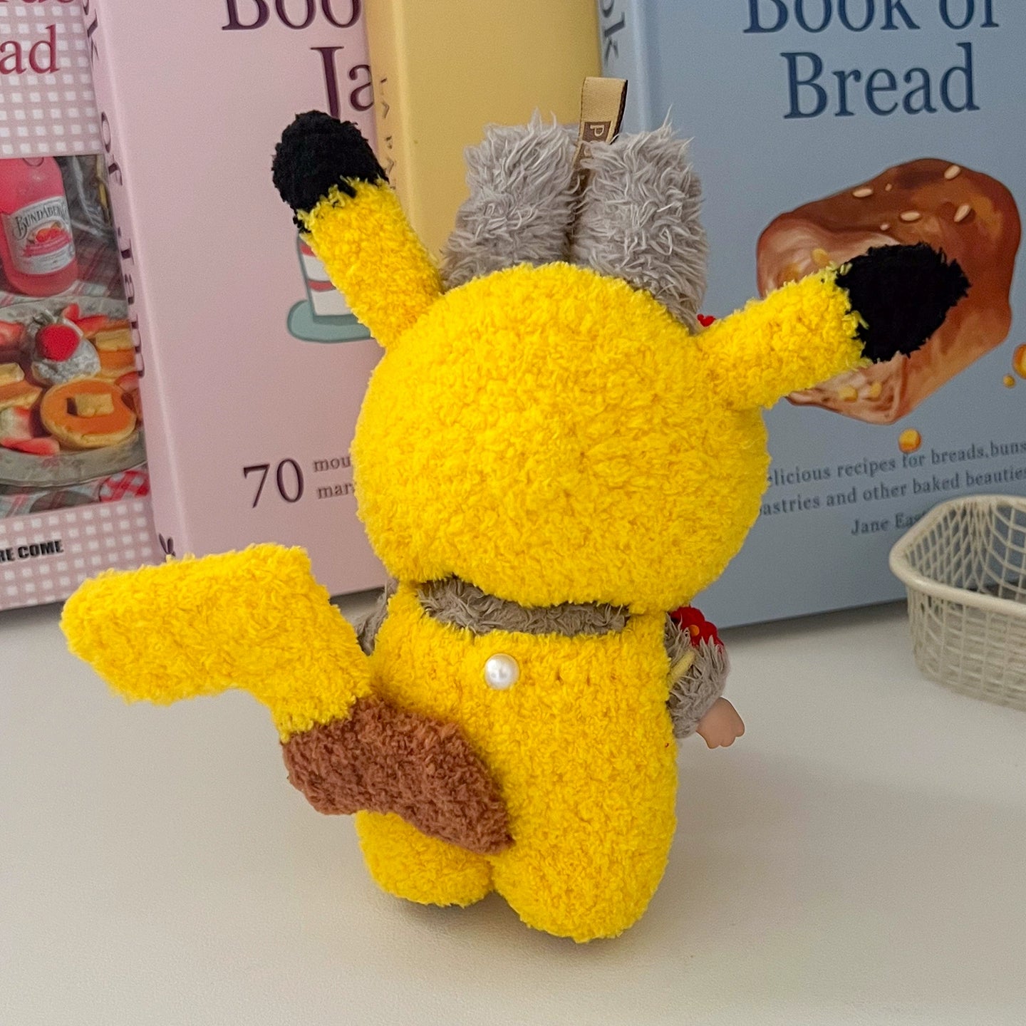 Pikachu-Inspired Handmade Outfit Set (No Doll)