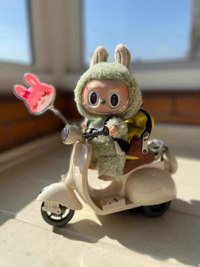 Mini Electric Motorcycle Fun Cute Doll Toys With Lights and Music