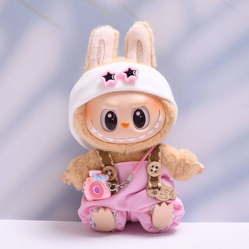 Macaron Color Overalls & Hat Set（No Doll）