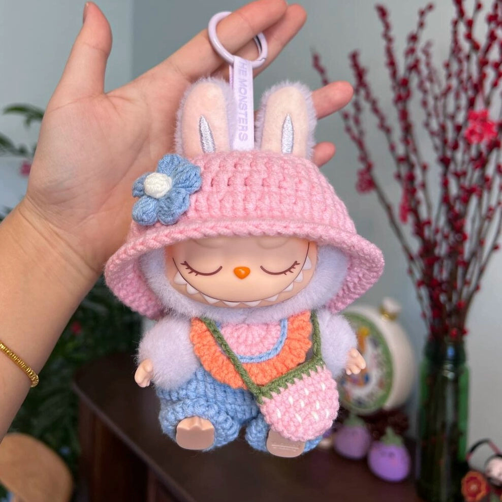 Handmade Crochet Outfit Set (No Doll)