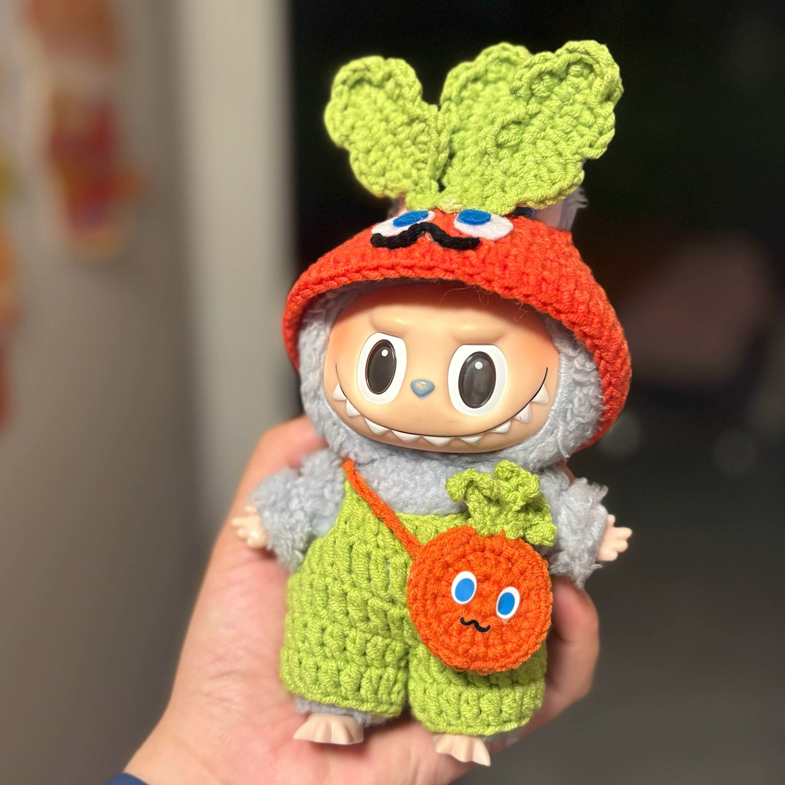 Handmade Carrot Outfit Set (No Doll)