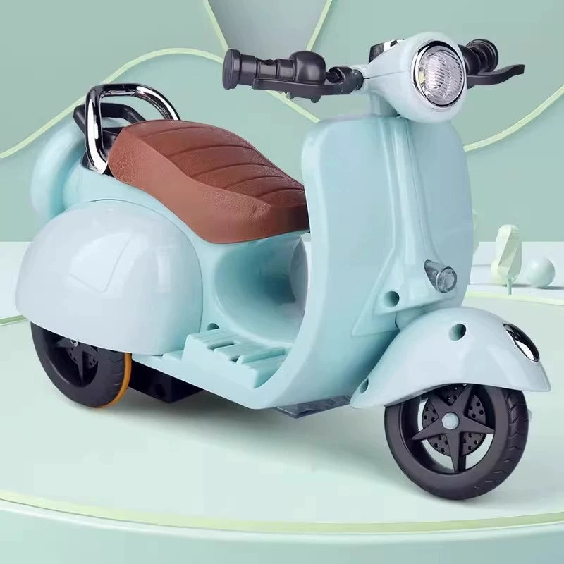 Mini Electric Motorcycle Fun Cute Doll Toys With Lights and Music