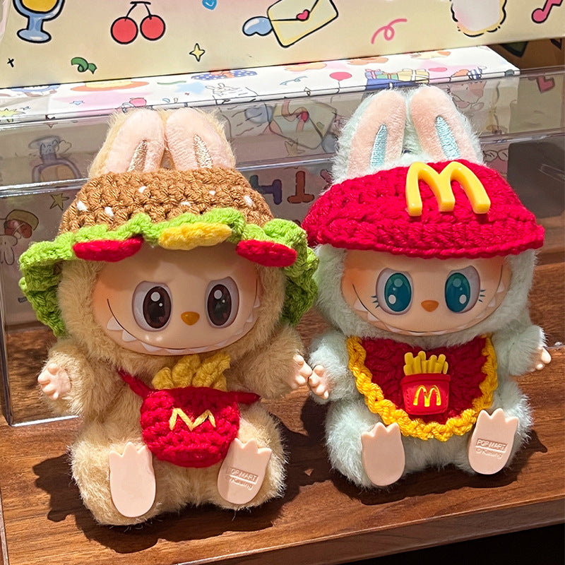 Handmade Crochet Fast Food Set (No Doll)