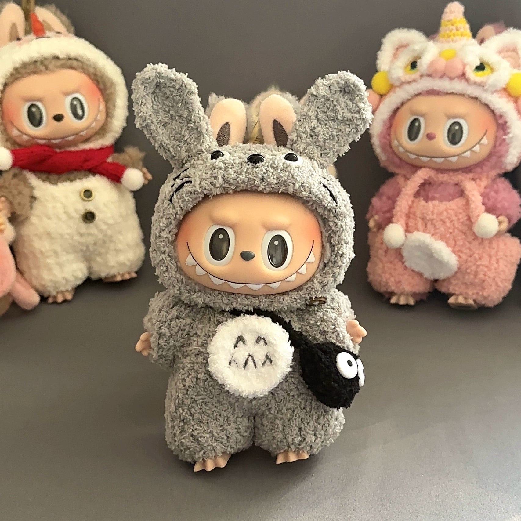 Grey Forest Guardian Plush Outfit (No Doll)