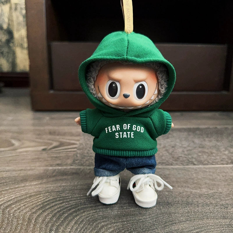 Hoodie & Jeans Outfit Set (No Doll)