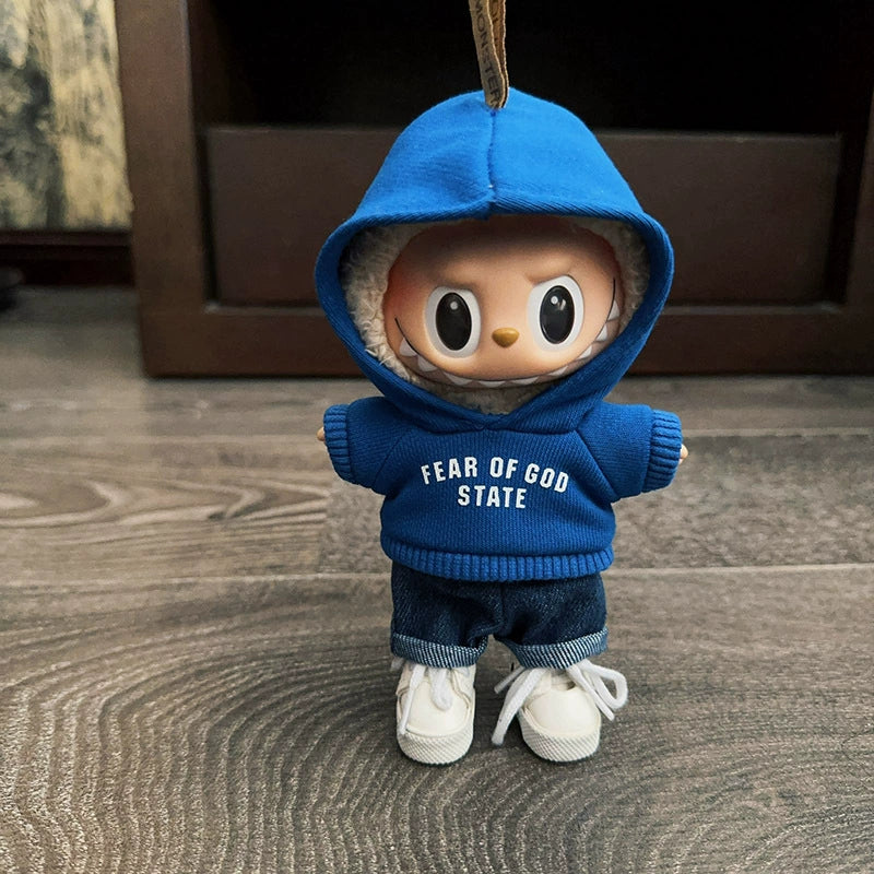 Hoodie & Jeans Outfit Set (No Doll)