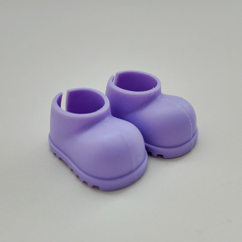 Mini Colorful Plastic Shoes for Dolls (No Doll)