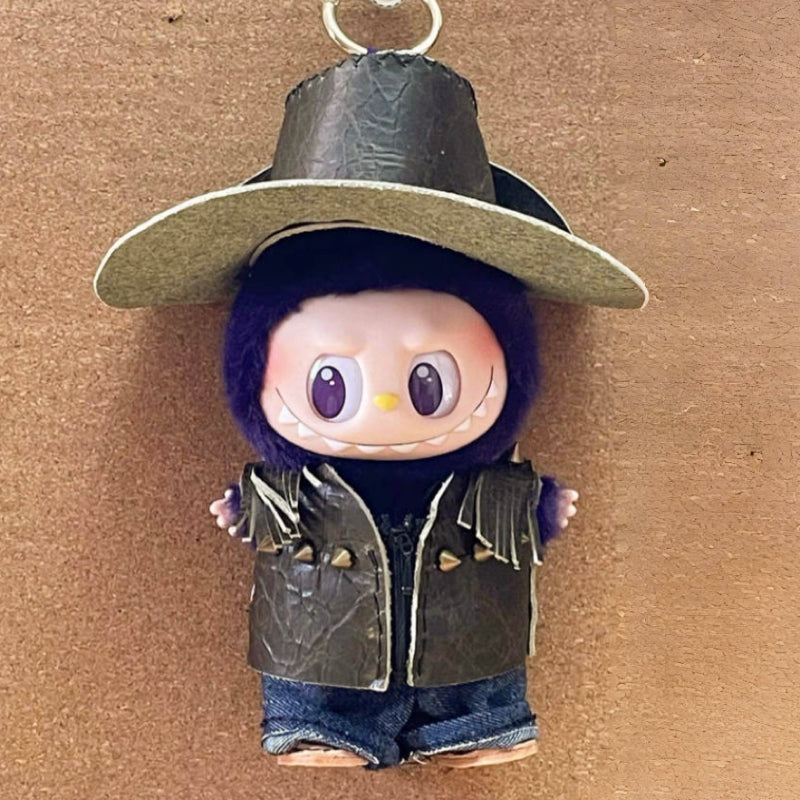 Real Leather Cowboy Outfit (No Doll)