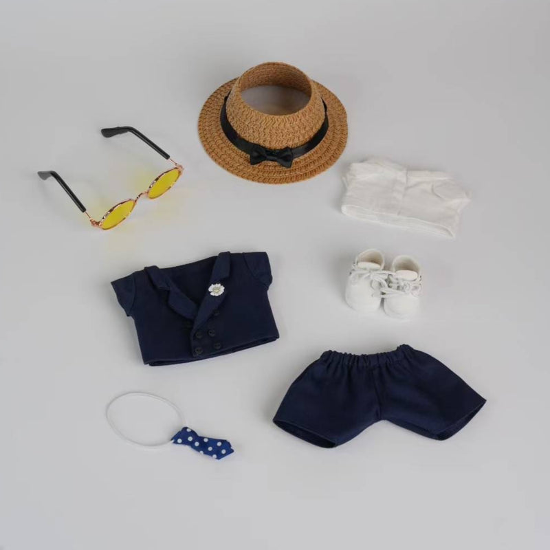 GD Inspired Deep Blue Daisy Suit Outfit (No Doll)