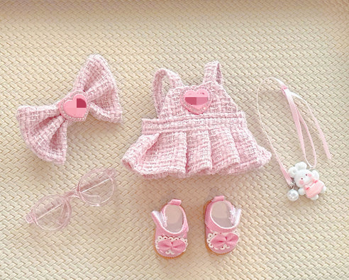 Pink Premium Fashion Dresses Set (No Doll)