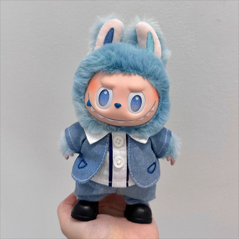 Blue Suit Outfit Set for Dolls (No Doll)