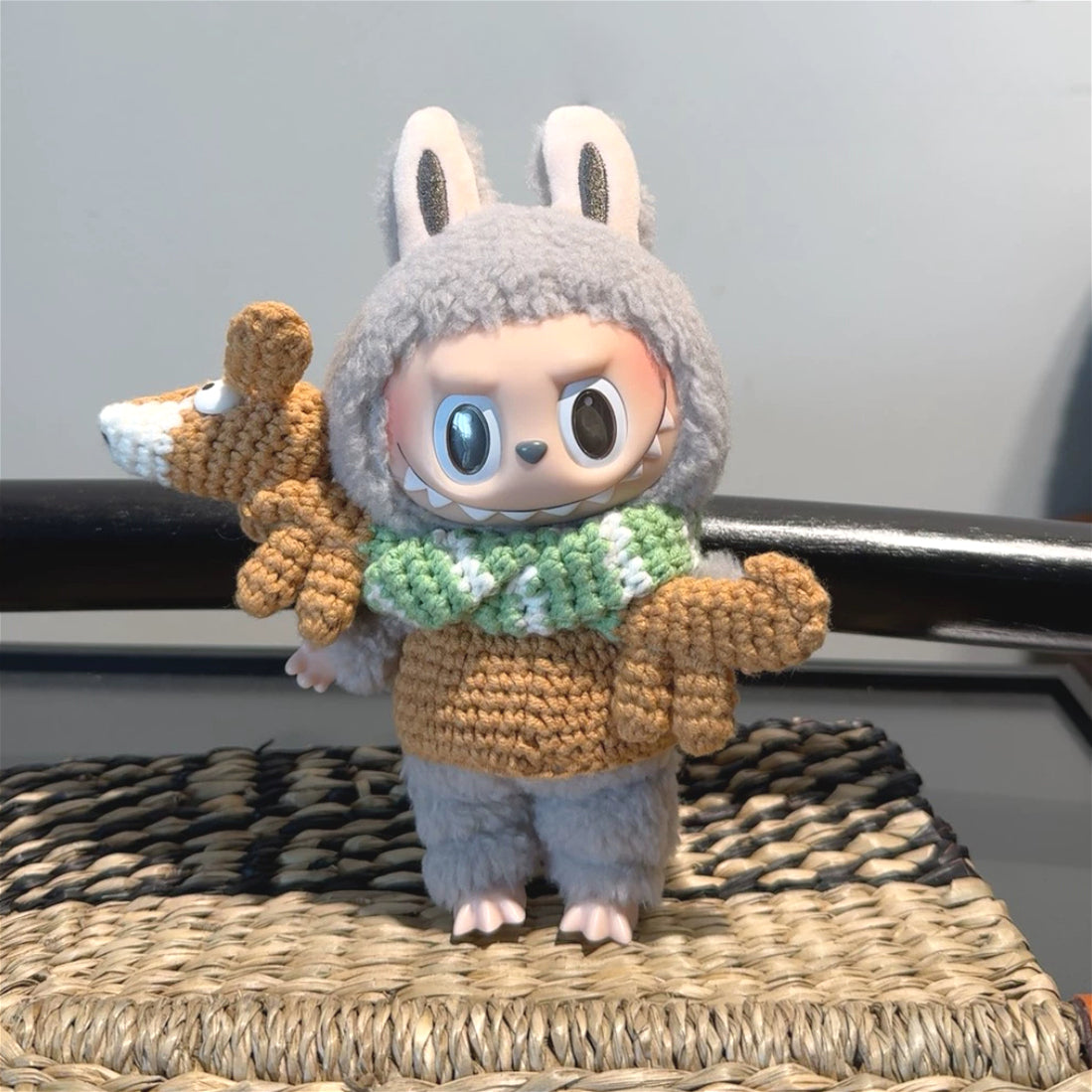 Handmade Long Dog Scarf (No Doll)