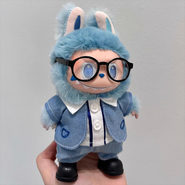 Blue Suit Outfit Set for Dolls (No Doll)