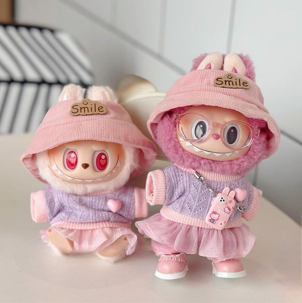 Pink Smile Outfit Set for Dolls (No Doll)