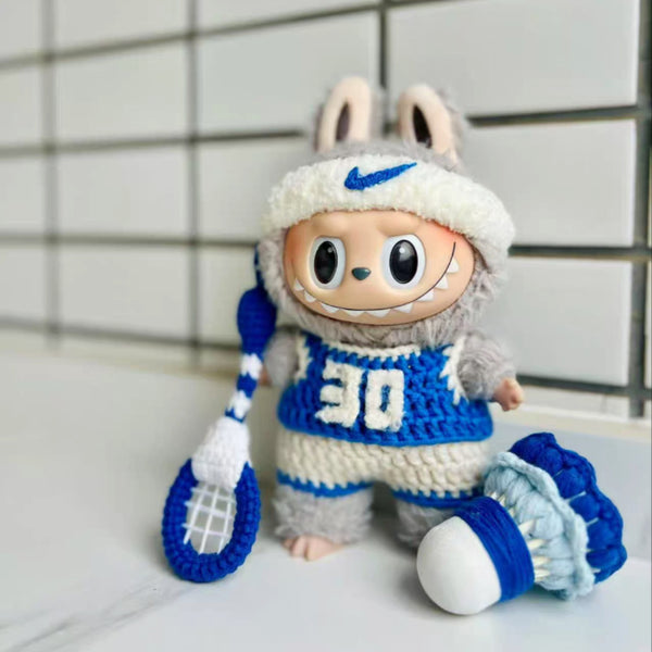 Badminton Doll Outfit – Chest Letters & Numbers Customizable (No Doll)