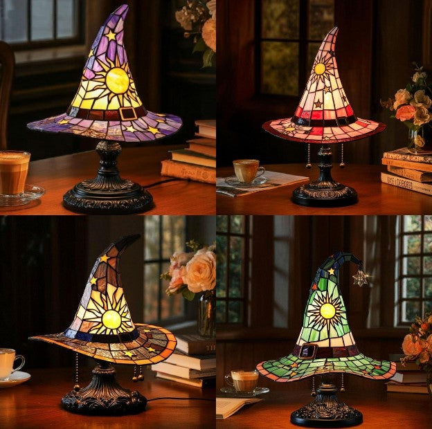LED Wizard Hat Christmas Table Lamp