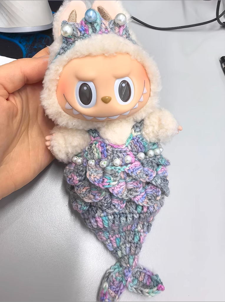 Gradient Mermaid Outfit Set (No Doll)