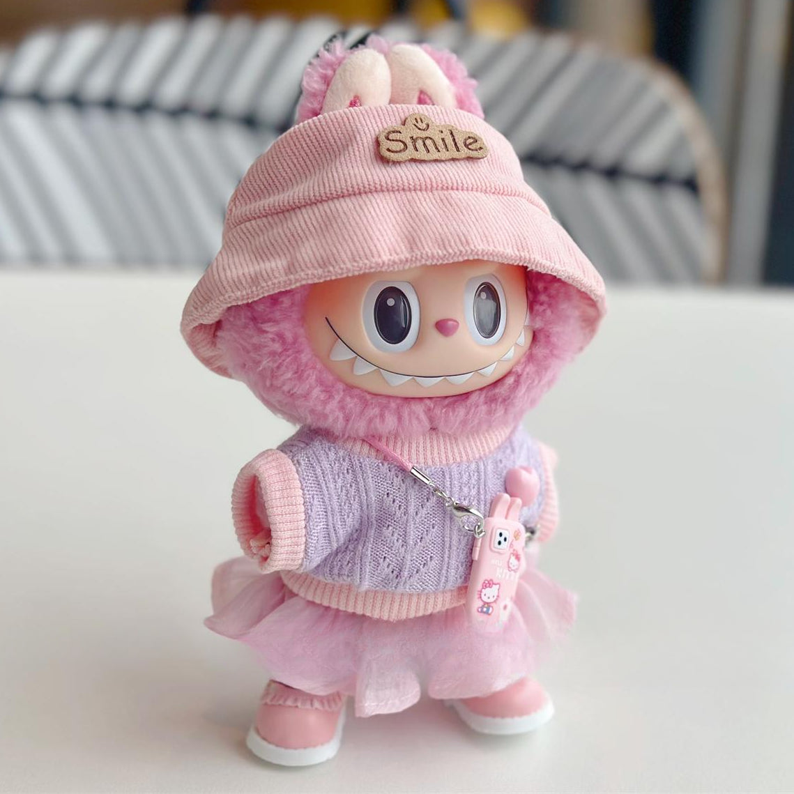 Pink Smile Outfit Set for Dolls (No Doll)