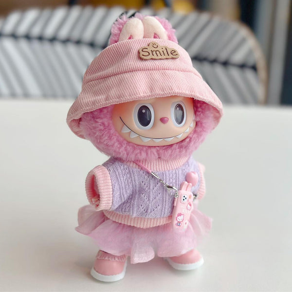 Pink Smile Outfit Set for Dolls (No Doll)