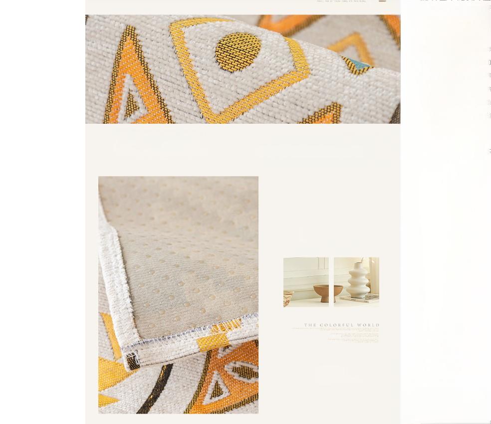 Bohemian Style Machine-Washable Sofa Throw