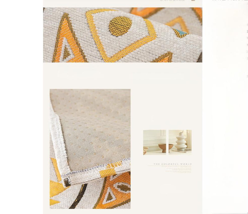 Bohemian Style Machine-Washable Sofa Throw