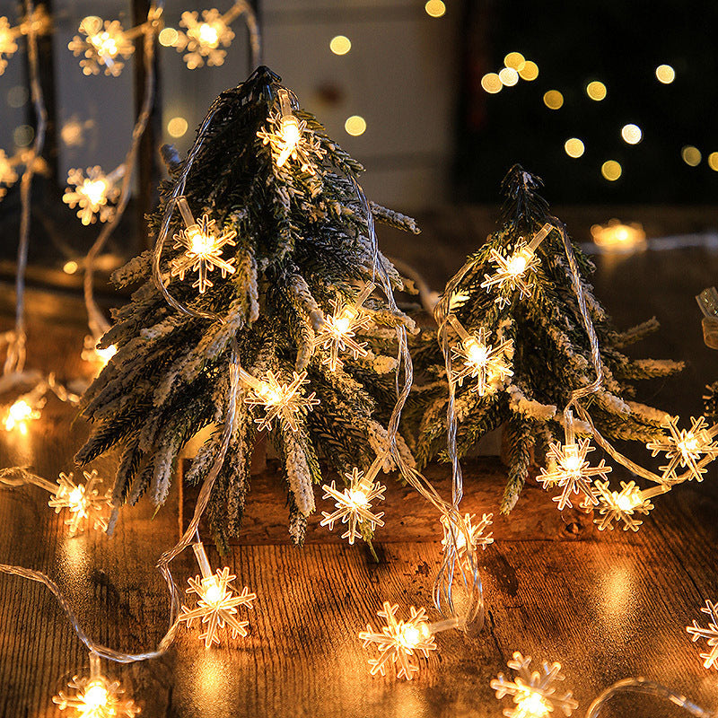 Battery-Powered LED Christmas String Lights - 4.5m