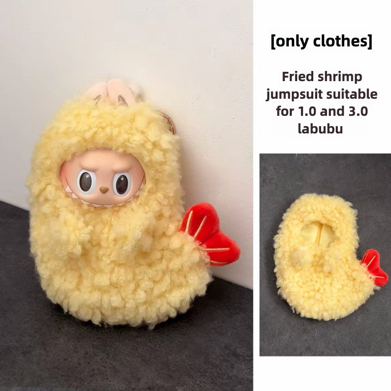 Crispy Shrimp Puff Plush Outfit (No Doll)